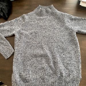 Old navy heather Ed grey/navy turtle neck